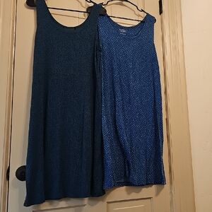 Gudrun Sjoden Blue and Teal Midi Dresses